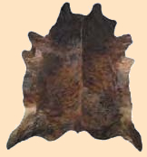 Brindle hair on cowhide, cowhide rug hair-on cow hide