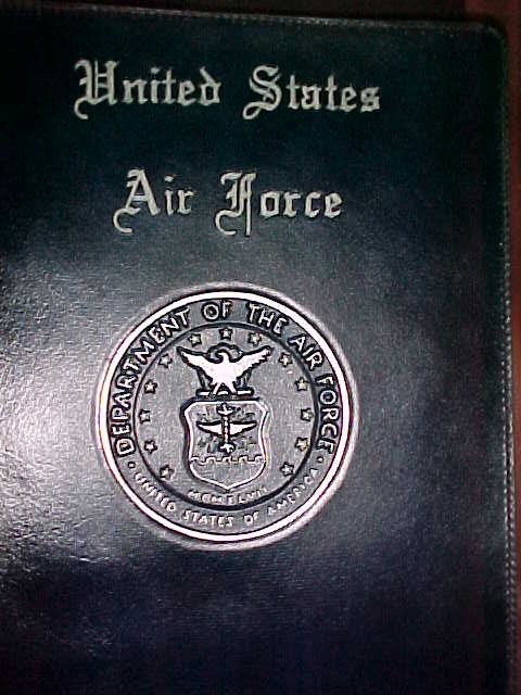 Air Force Logo Custom Leather Notebook