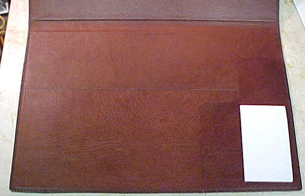Custom Leather Desk Set Interior