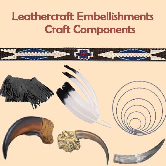 leathercraft embellishments craft components for leather