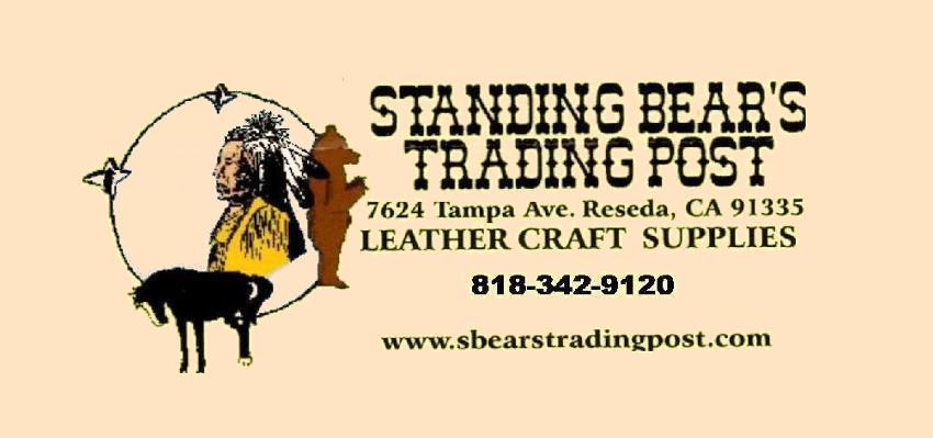 standing bears trading post, leathercraft supplies, support small business,