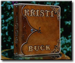Kristi and Buck Custom Leather Photo Album